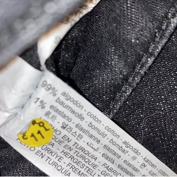 Zara Ankle Mid-rise Black Flare Jeans (Size 8) - Picture 10 of 10